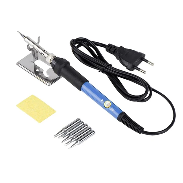 High-Quality Maxbell 60W Electrical Soldering Iron Adjustable Temperature Soldering Gun Kit EU Safe