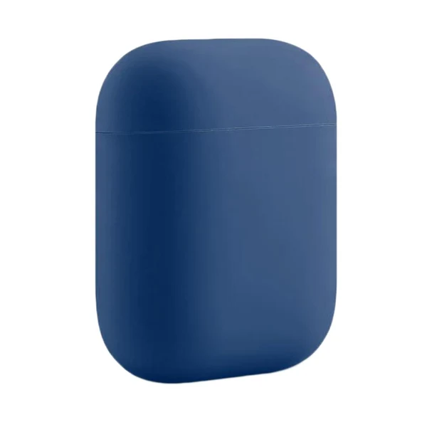 Advanced Maxbell Headphones Case Dustproof Soft Silicone for Apple AirPods Dark Blue Enhanced