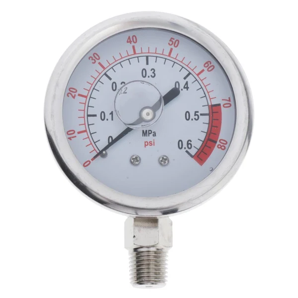 Smart Maxbell Radial Pressure Gauge Air Water Oil Pressure Gauge Hydraulic 1 4G 0.6MPa Flexible