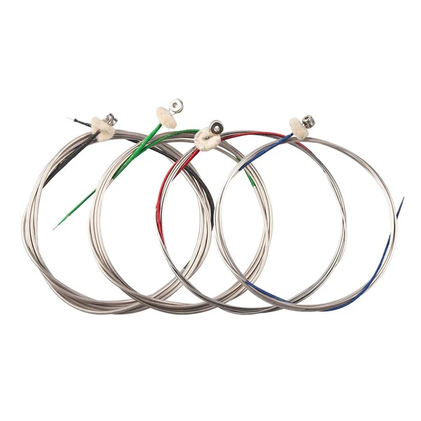 Smooth Maxbell Double Bass Strings 3 4 Full Set Nickel Copper Alloy Bass String Accessories Efficient
