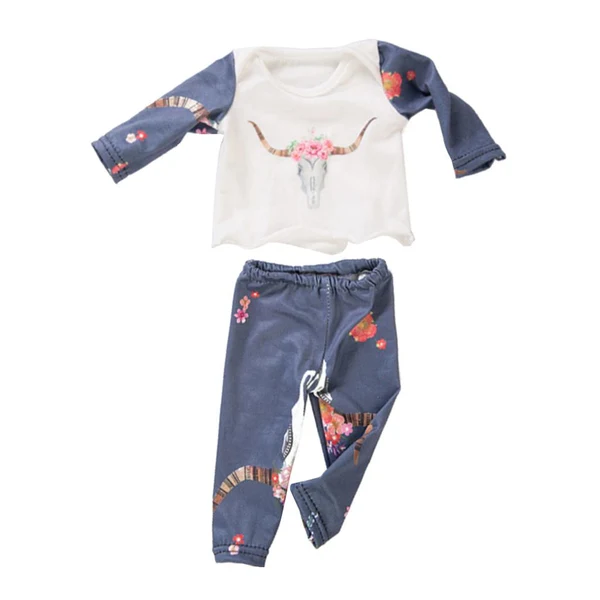 Casual Maxbell Doll Pajamas Top Pants Clothes for American 18inch Dress up antelope Enhanced