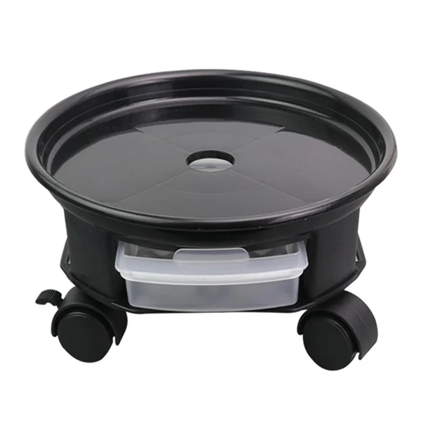 Responsible Maxbell Plant Pot Trolley with Easy Moving Caster Wheels and Water Container C 30cm Long-Lasting