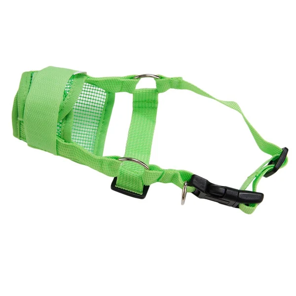 Original Maxbell Adjustable Dog Muzzle for Barking Soft Dog Mouth Cover Anti-bite Green S World-Class