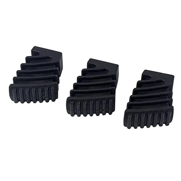 Durable Maxbell 3 Pieces Drum Rack Rubber Feet Small Code for Drum Hardware Cymbal Stand Secure