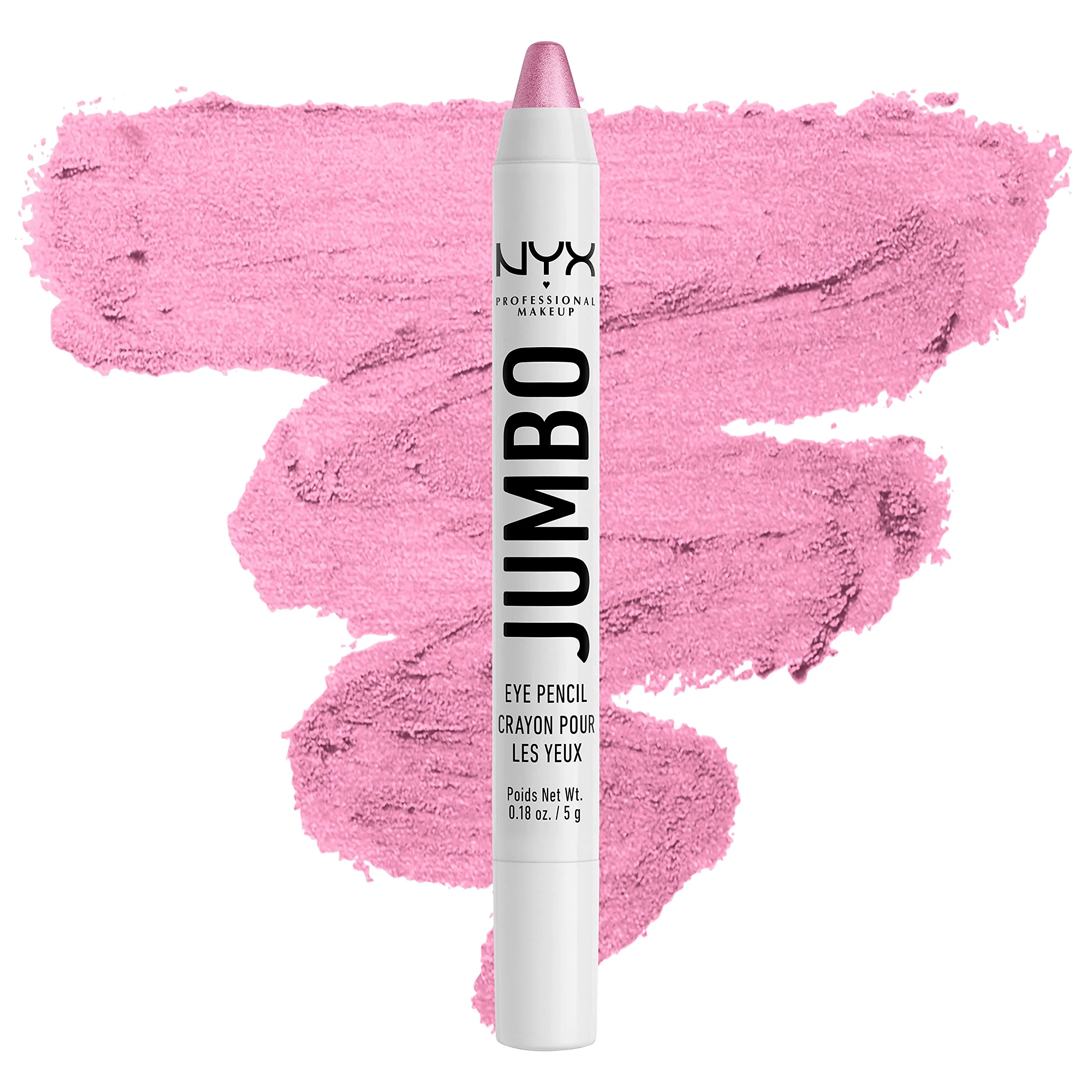 Sophisticated NYX PROFESSIONAL MAKEUP Jumbo Eye Pencil Blendable Eyeshadow Stick Eyeliner Pencil - Cupcake Pink Enhanced
