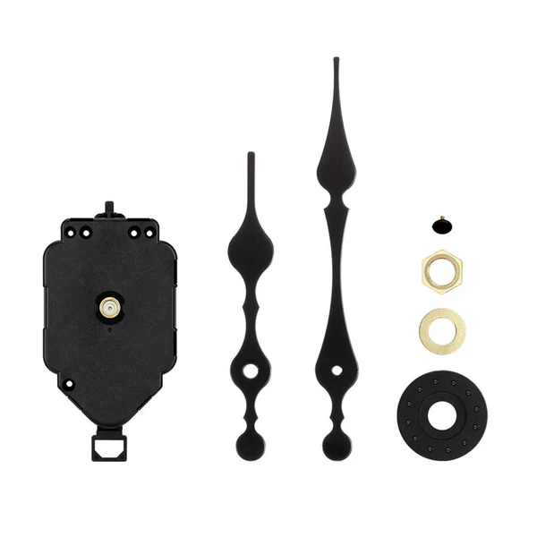 Contemporary Maxbell Black Quartz Wall Clock Movement Pointer DIY Repair Part Professional Kit Authentic