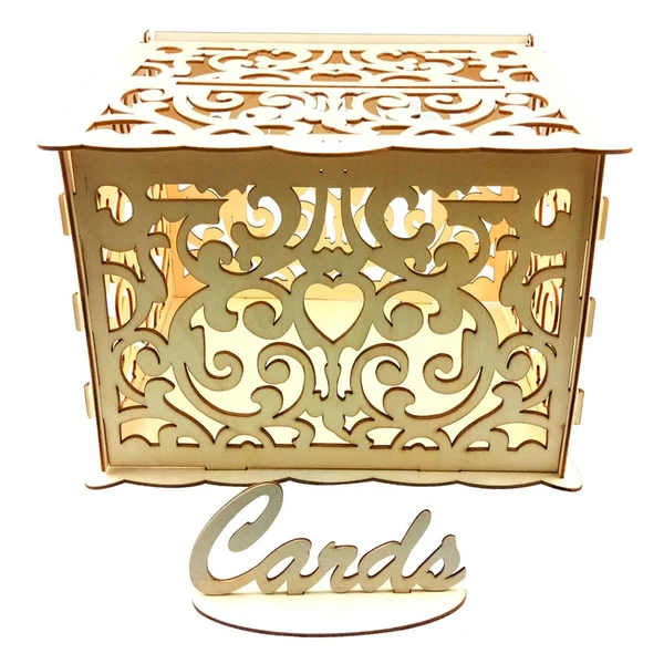 Trusted Maxbell Wooden wedding card box Type 1 L Genuine