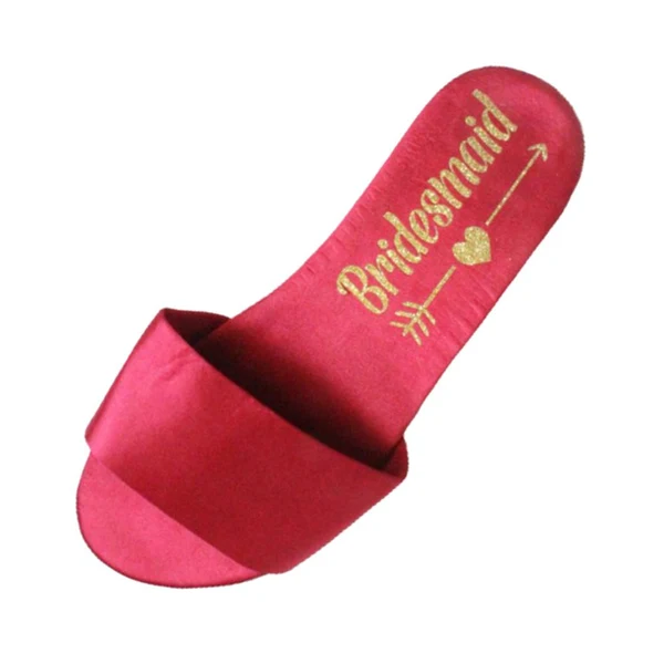 Minimalist Maxbell Open Toe Wedding Slippers Bride Bridesmaid Party Favor Red EUR 39 Sophisticated