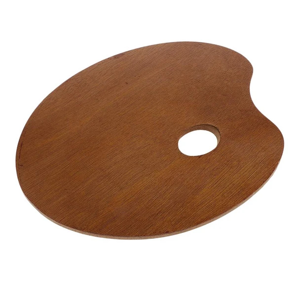 Outstanding Maxbell Wood Paint Tray Palette for Watercolor Oil Acrylic Paint Art Oval 30x40cm Modern