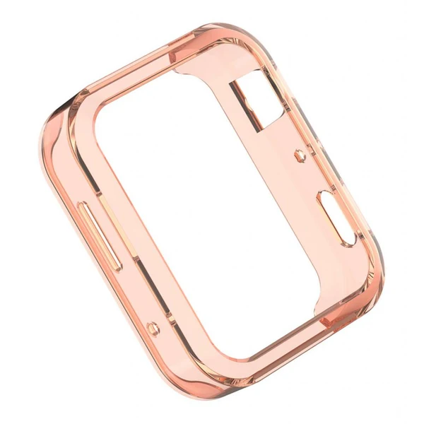 Advanced Maxbell New Soft Smart Watch Case Housing Frame Protector For Xiaomi Clear Pink Reliable