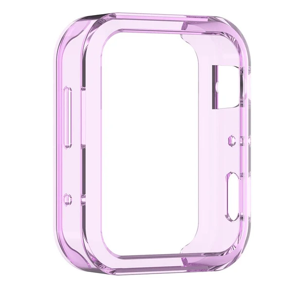 Quality Maxbell New Soft Smart Watch Case Housing Frame Protector For Xiaomi Clear Purple High-End
