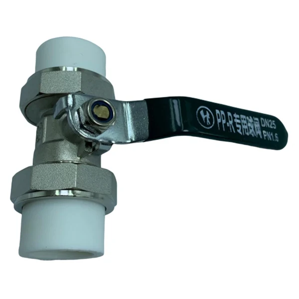 Soft Maxbell Copper Valve Double Head Live Joint PPR Iron Ball Valve Connector B Crafted