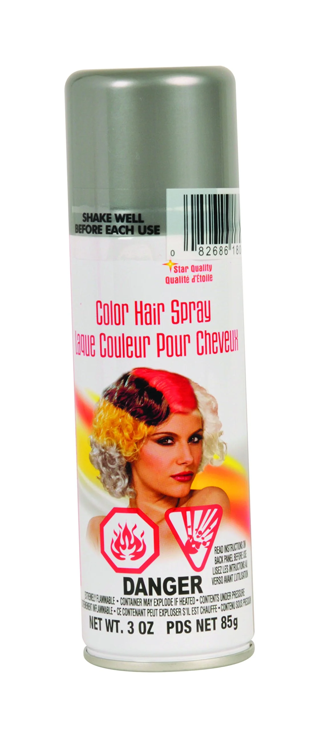 Selected Rubies Color Hairspray Silver Long-Lasting