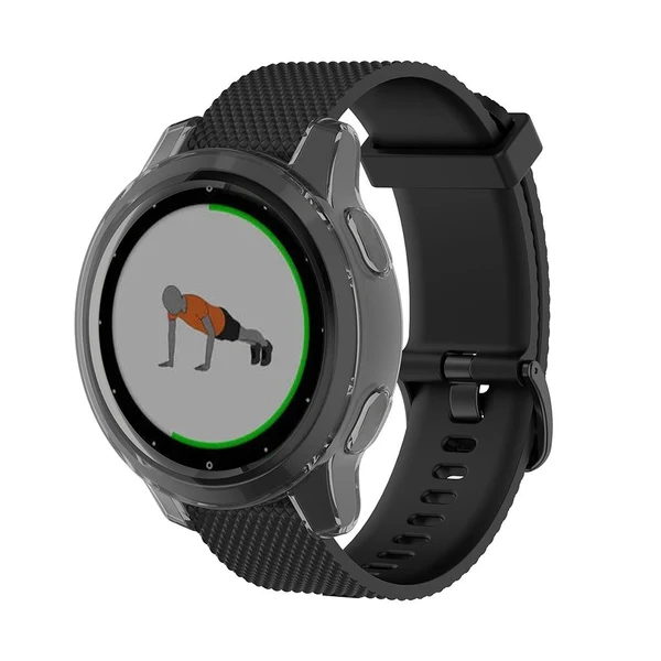Consistent Maxbell Smart Watch TPU Protective Case Cover For Garmin vivoactive 4S ActiveS Black Verified