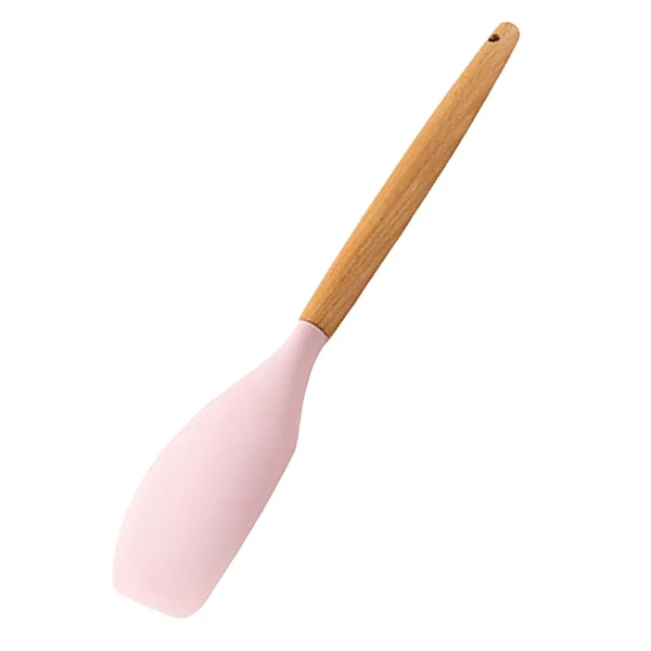 Long-Lasting Maxbell Silicone Kitchenware Silicone Cooking Utensil with Wood Handle For Kitchen G Easy-to-Use