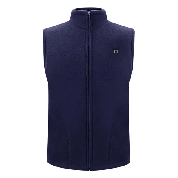 Artisan Maxbell USB Heated Vest Fleece Lightweight Charging Heating Vest Dark Blue XL Certified