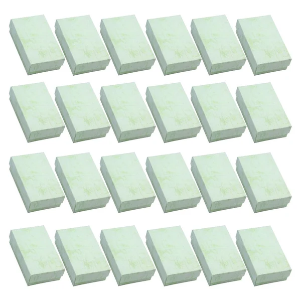 Fine Crafted Maxbell 24 Pieces Jewelry Gift Box Set Paper Cardboard Jewelry Holder Cases Green Fashionable