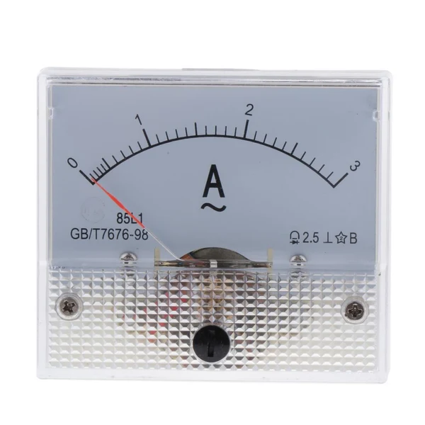 Relaxed Maxbell Accurate 85L1 AC Analog Panel Ammeter Gauge Ampere Current Meter 0-3A Selected