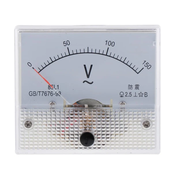 Pure Maxbell Accurate 85L1 AC Voltmeter Analog Pointer Voltage Meter Gauge 0-150V Official