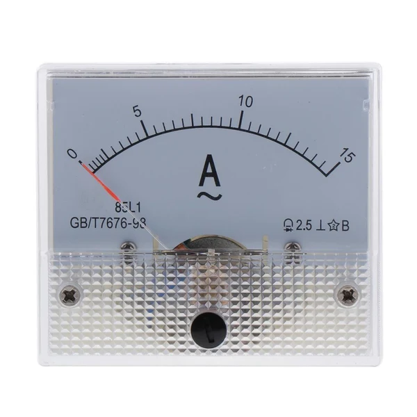 Durable Maxbell Accurate 85L1 AC Analog Panel Ammeter Gauge Ampere Current Meter 0-15A Effective