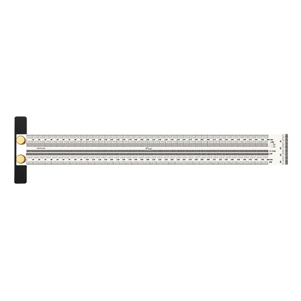 Minimalist Maxbell Stainless Woodworking Scribe Marking Gauge Ruler Carpenter DIY Tools 400mm Next-Generation