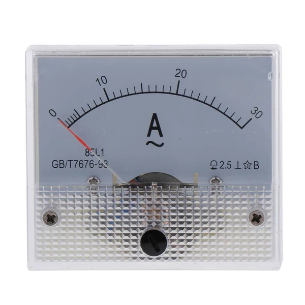 Superior Maxbell Accurate 85L1 AC Analog Panel Ammeter Gauge Ampere Current Meter 0-30A Modern
