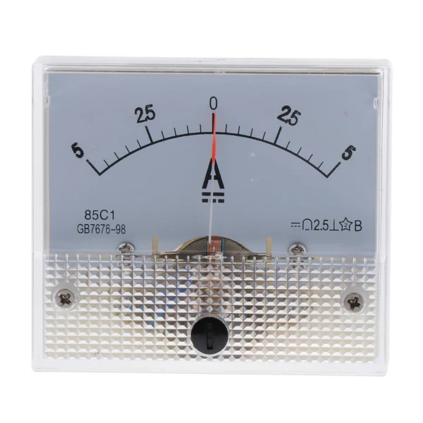 Refined Maxbell DC Ammeter Analog Panel Meter Amp Meter Current Gauge 85C1 0-5A Casual