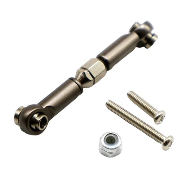 Refined Maxbell Aluminum Alloy Steering Rod Servo Linkage for JJRC WPL 1 12 RC Car Titanium Eco-Friendly