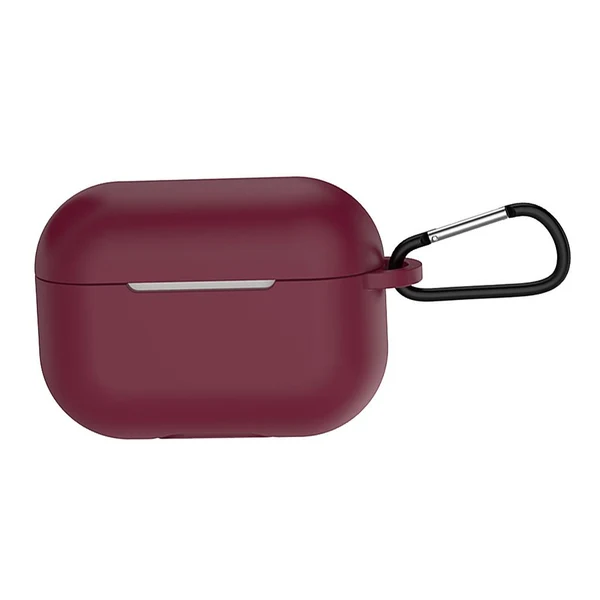 Premium Material Maxbell Protective Sleeve Case Cover for Airpods 3 Wireless Earphone Wine red High-End
