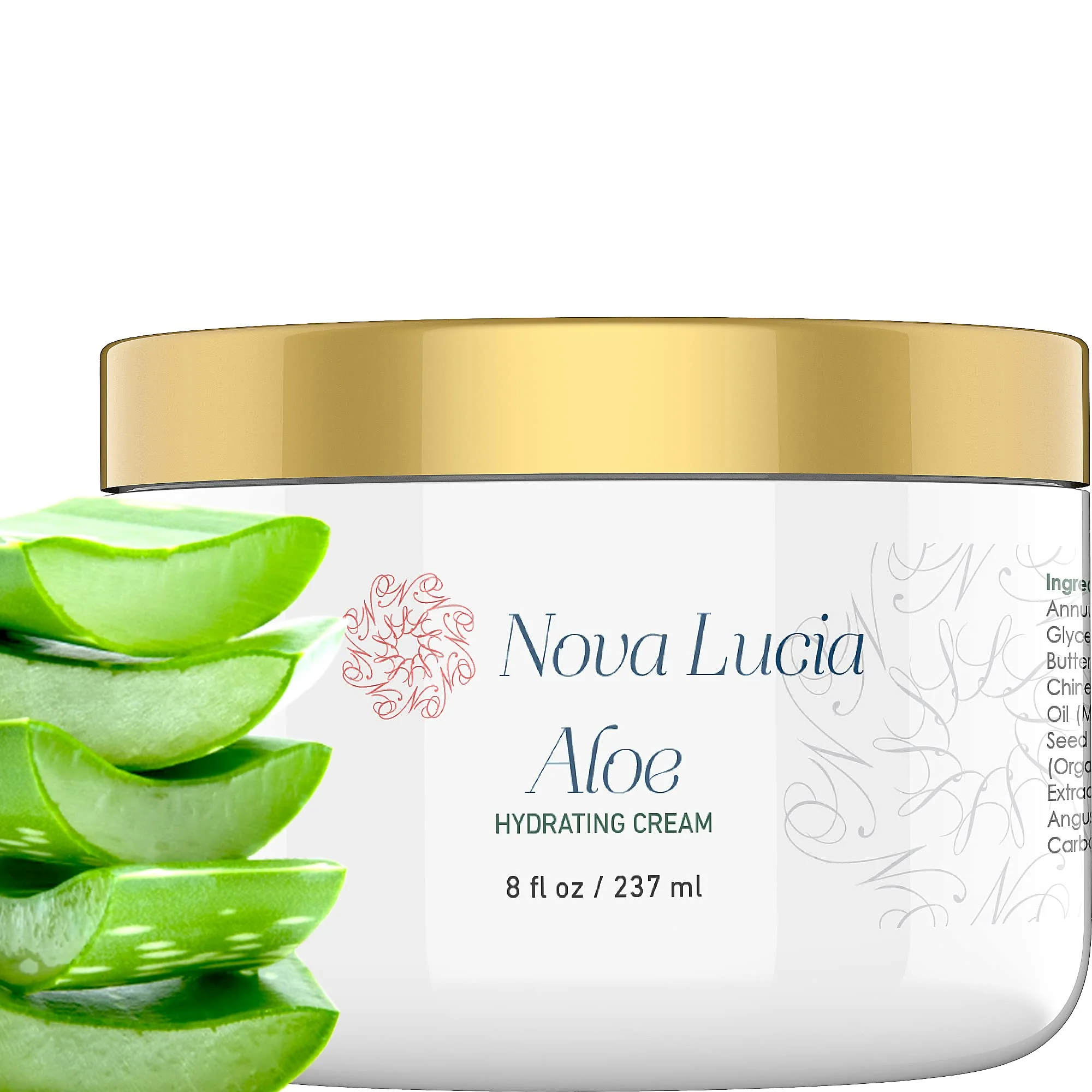 Reliable Aloe Vera Cream for Skin - Soothing Moisturizer for Dry Itchy or Sensitive Skin Sunburn Relief Hydrating Face Body Cream Non-Greasy High-Grade