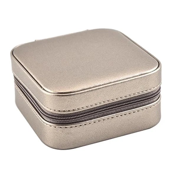 Quality Maxbell Small Jewelry Box Case Storage Holder Champagne Expertly Made