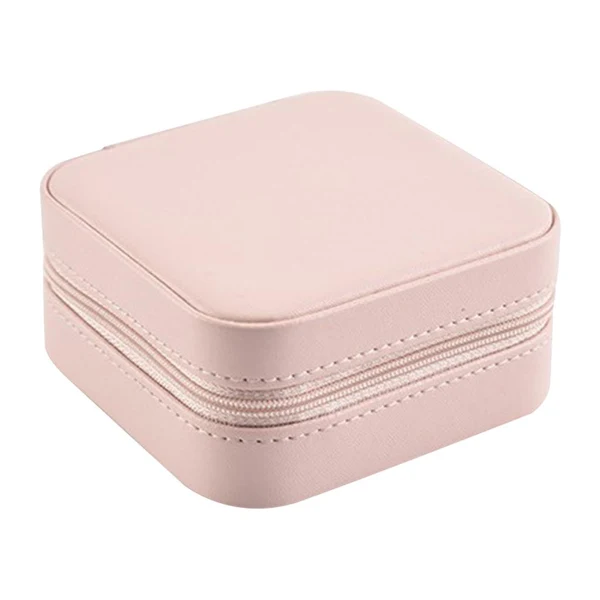 Convenient Maxbell Small Jewelry Box Case Storage Holder Pink Fast