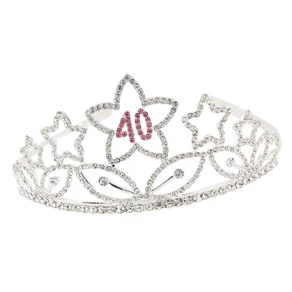 Minimalist Maxbell Sweet Crystal Crown Tiara Girl Women Elegant Birthday Party Decoration 40 Prestigious