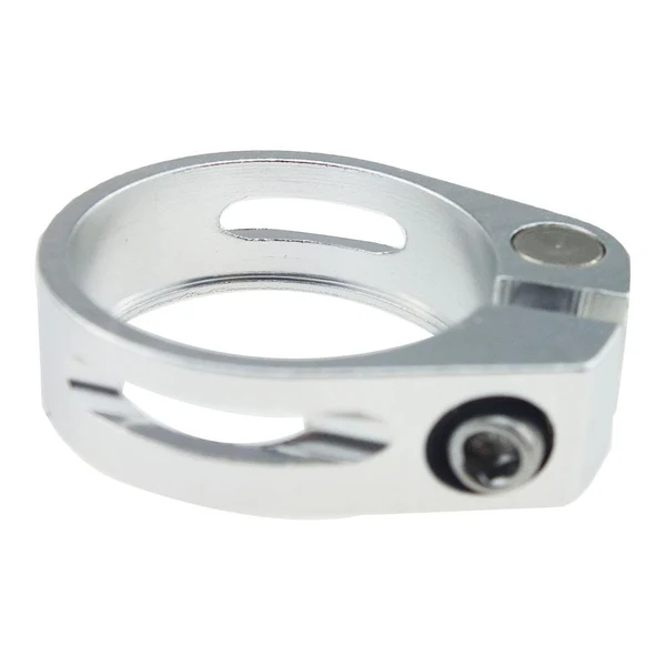 Exclusive Maxbell 34.9mm SeatPost Clamp Tube Clip Quick Release Mountain Road Bike Part Silver High-End