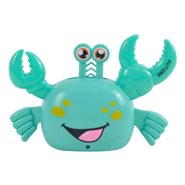 World-Class Maxbell Electric Crab Toys Pull Back Sound Colorful Light Auto Rotation Animal Model blue Top-Quality
