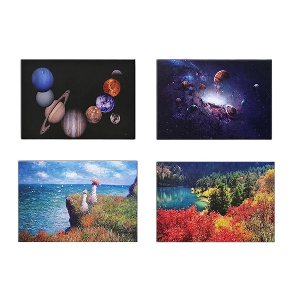 Lightweight Maxbell 4pcs 1 12 Dollhouse Walling Painting Decor Accessories B High-Quality
