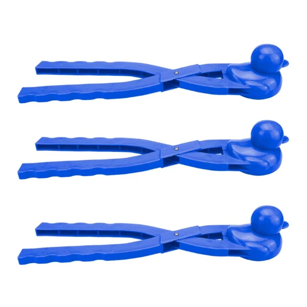 Versatile Maxbell Large Snowball Clip Ball Maker Snow Mold for Kids Outdoor Sports Tool Blue Natural