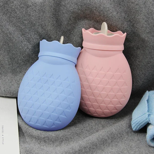 Original Design Maxbell Portable Hot Water Bottle Heat Water Bag for Winter Hand Feet Warming Pink Consistent