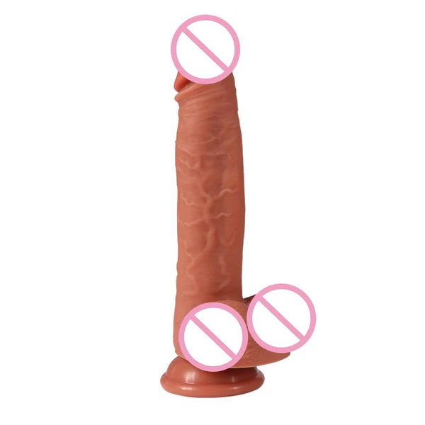 Artisan Maxbell sitic Male Penis G-spot Anal Massager w Suction Cup Female Sex Toys 23cm Crafted