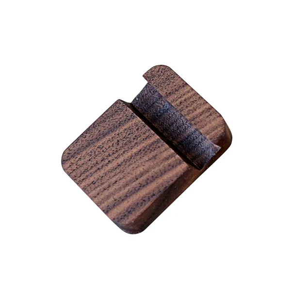 Secure Maxbell Solid Wood Moible Phone Holder Desk Stand Holder for Phone Tablet 4x5cm Brown Pure