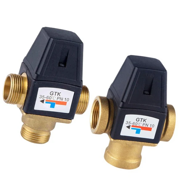 Original Design Maxbell 3 Way Thermostatic Mixing Valve Solar Water Heater Mix Valve DN20 Male Unique