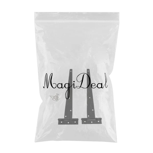 Traditional Maxbell 1 Pair Heavy Duty T Hinge Cabinet Shed Door Gate Tee Hinge Black 12inch Clean