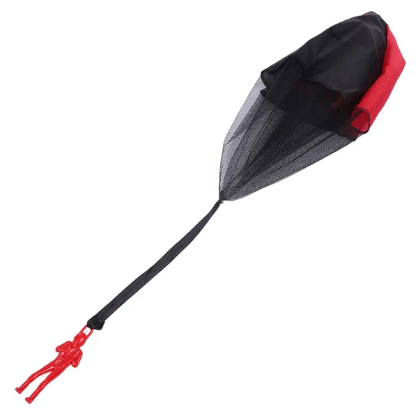 Consistent Maxbell Hand Throwing Parachute Outdoor Sports Kid Flying Trow Toy Game Red High-Grade