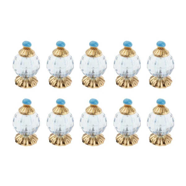 Unique Maxbell Vintage Style Perfume Bottle for 1 12 Dollhouse Miniature Accessory Blue Professional