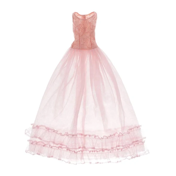 Contemporary Maxbell Lace Tulle Bridesmaid Dress Party Evening Dance Gown for 1 3 BJD Dolls Pink Detailed