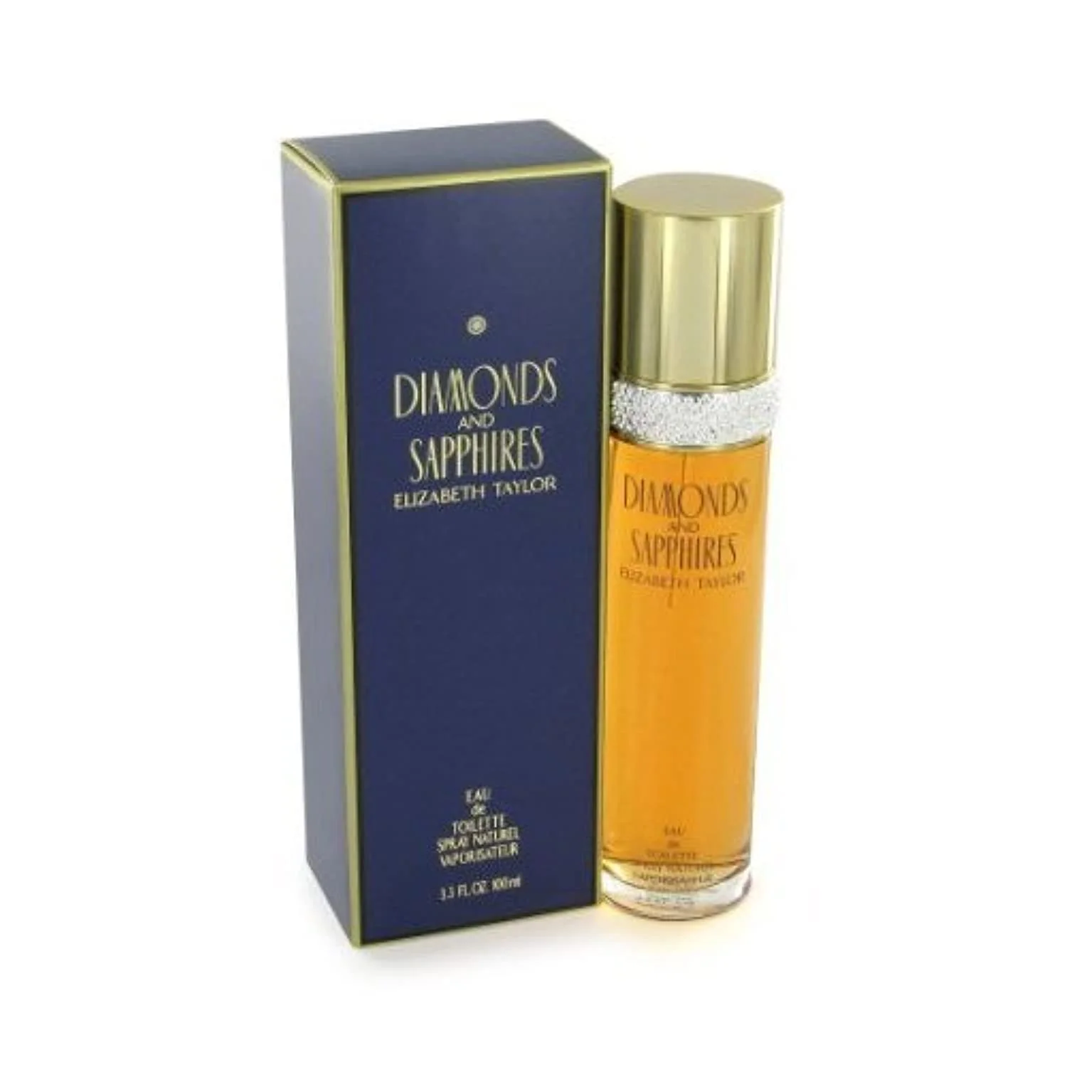 Sophisticated Diamond Sapphire Elizabeth Taylor Edt Spray 1.7 Oz W Prestigious