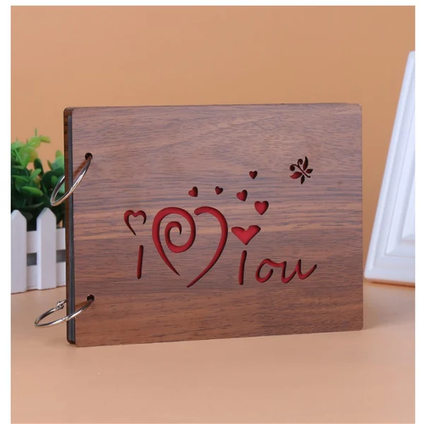Top-Quality Maxbell DIY Photo Albums 8 Inch Loose-leaf Pasted for Baby Lovers I Love You Genuine