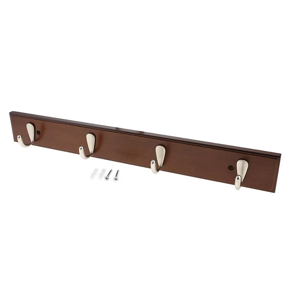 Pure Maxbell 4-hook Bamboo Wall Mounted Hook Rack Rail Hook Coat Keys Hook Coffee Secure