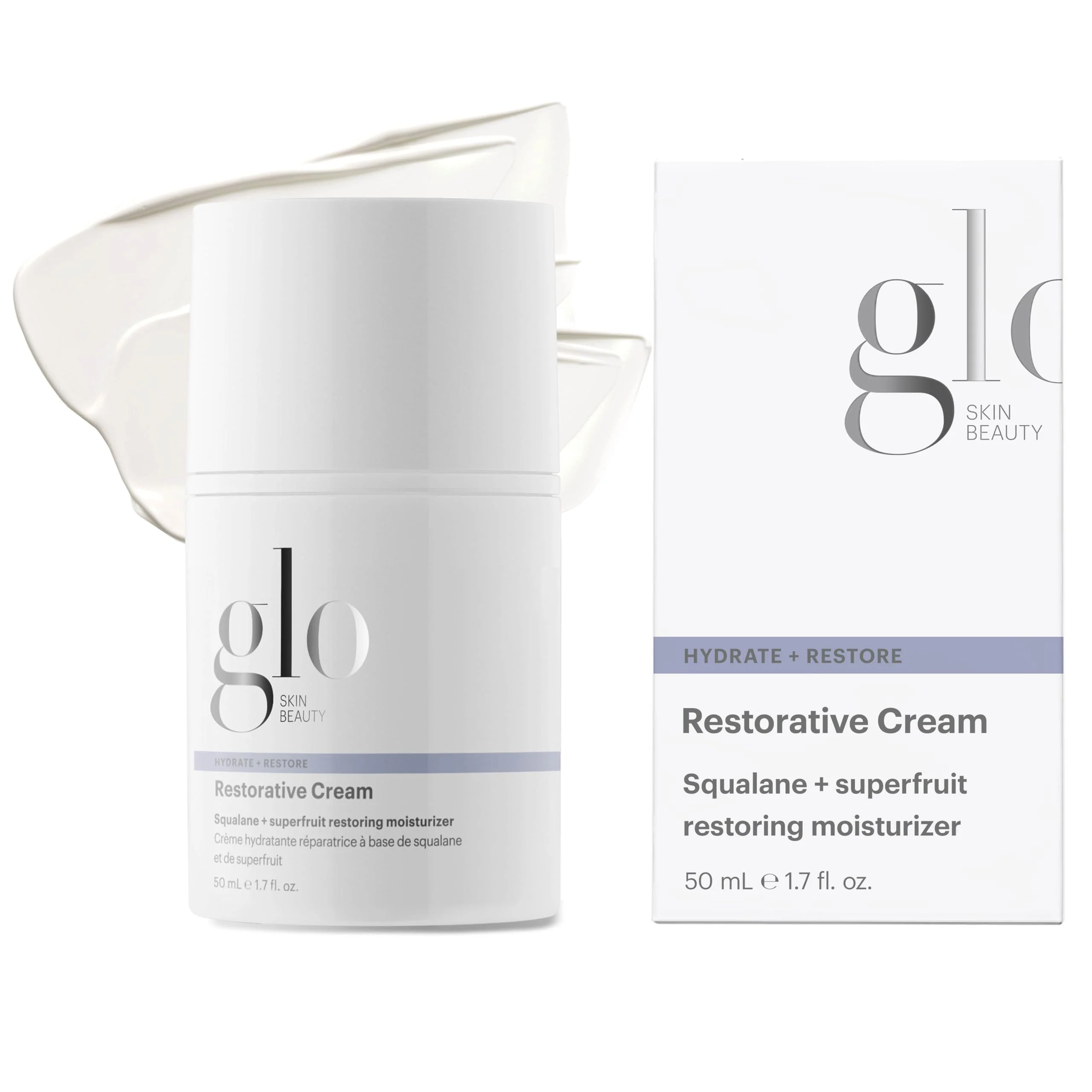 Luxury Glo Skin Beauty Restorative Cream - Repair Soothe and Moisturize Stressed Out Dehydrated or Dry Skin - Protects Against Signs of Aging Dependable
