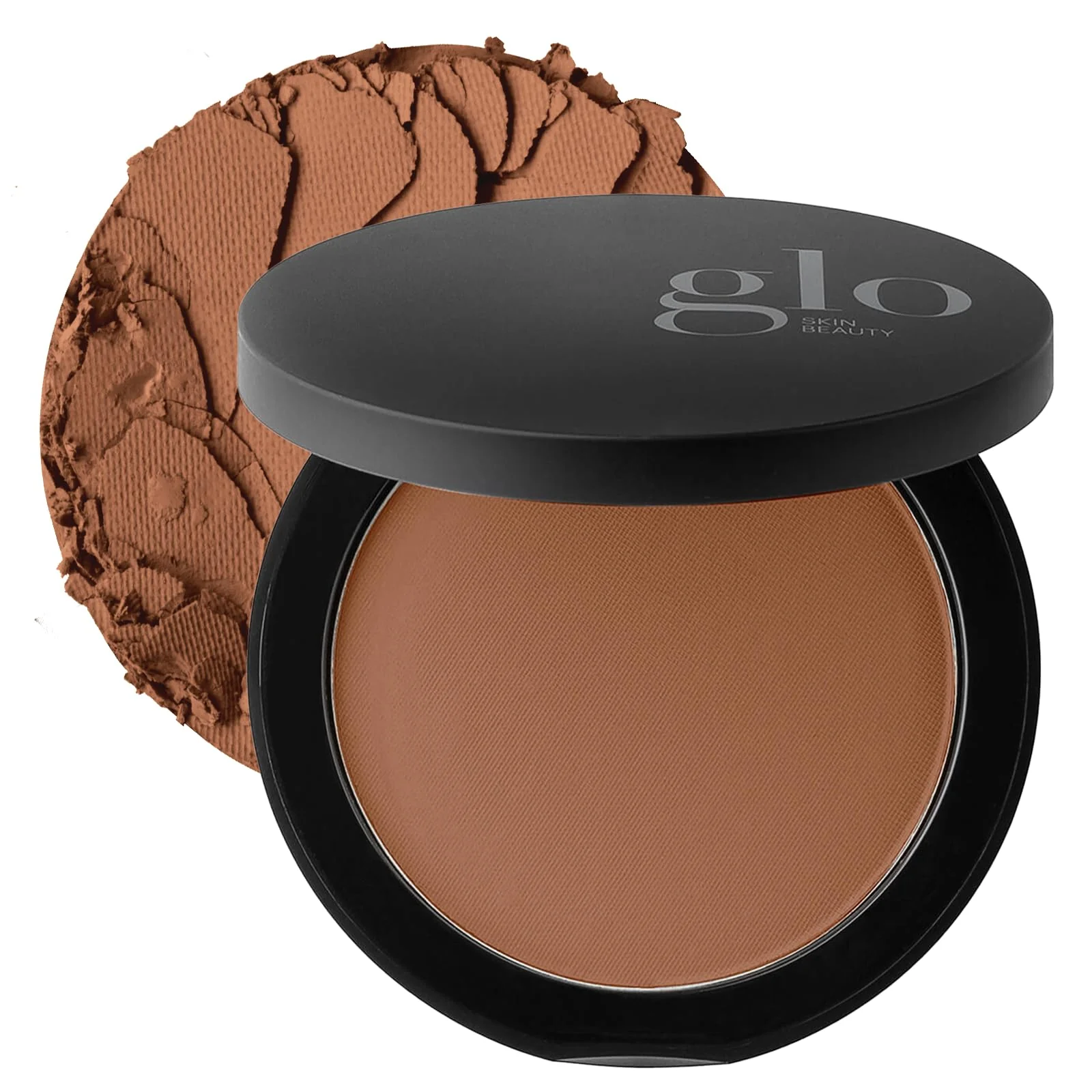 Advanced Glo Skin Beauty Pressed Base Powder Foundation Makeup Cocoa Light - Coverage for a Radiant Natural Second-Skin Finish Exceptional